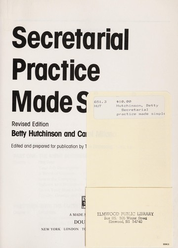 Secretarial Practice Made Simple- Revis