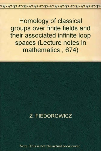 Homology Of Classical Groups Over Finite Fields And Their Associated Infinite Loop Spaces