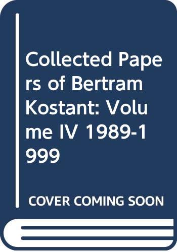 Collected Papers of Bertram Kostant