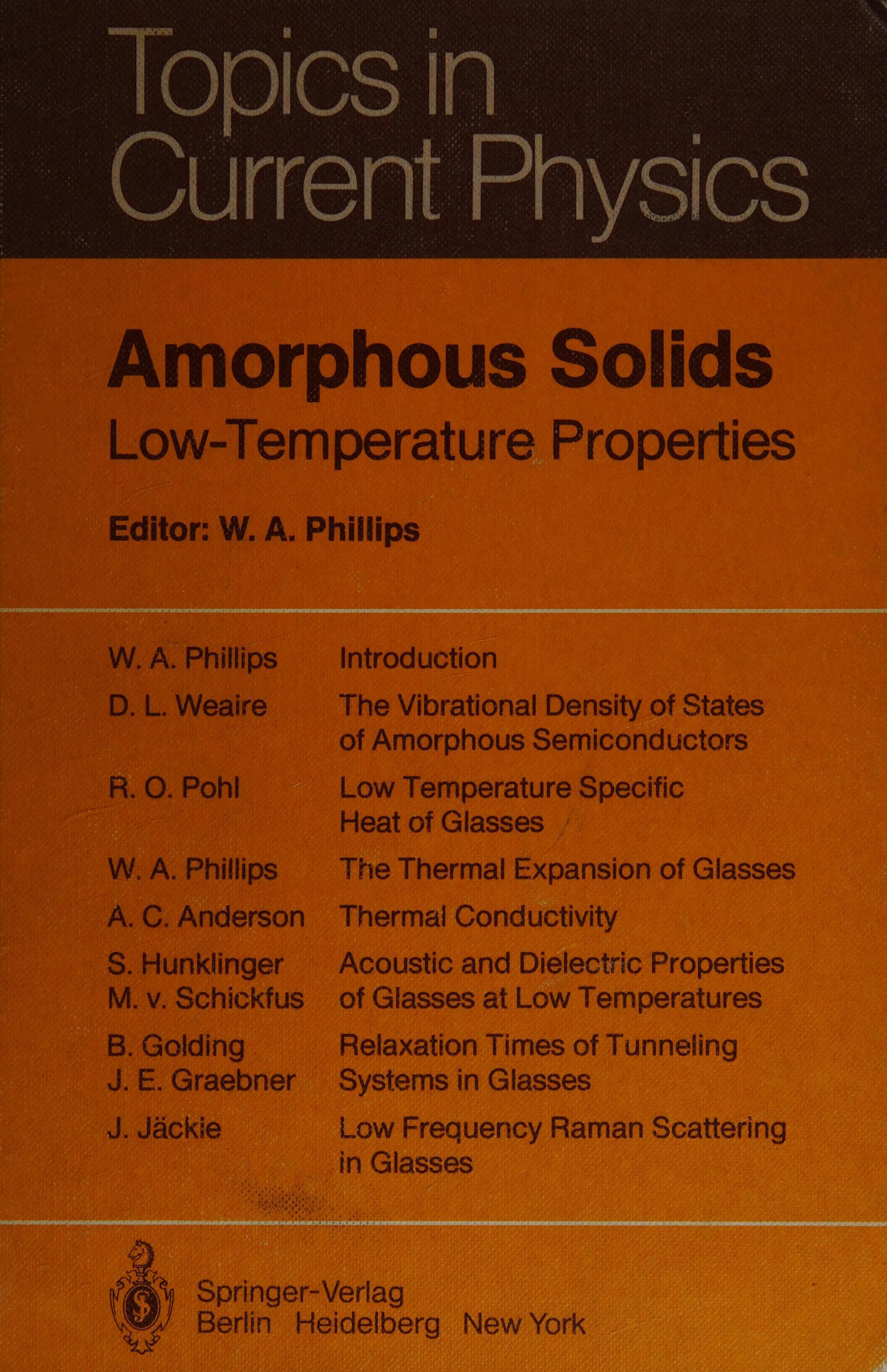 Amorphous Solids