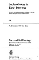 Rock and Soil Rheology
