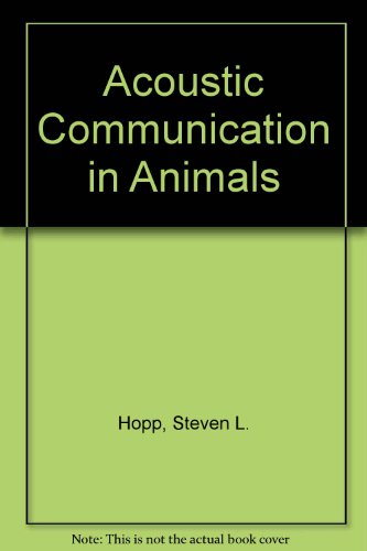 Acoustic Communication in Animals