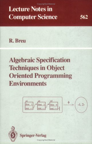 Algebraic Specification Techniques In Object Oriented Programming Environments