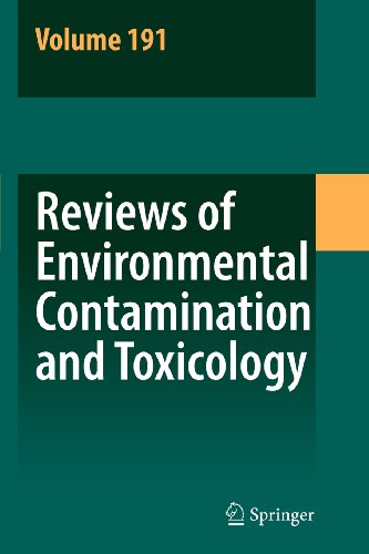 Reviews Of Environmental Contamination And Toxicology 191