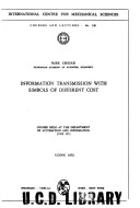 Information Transmission with Symbols of Different Cost
