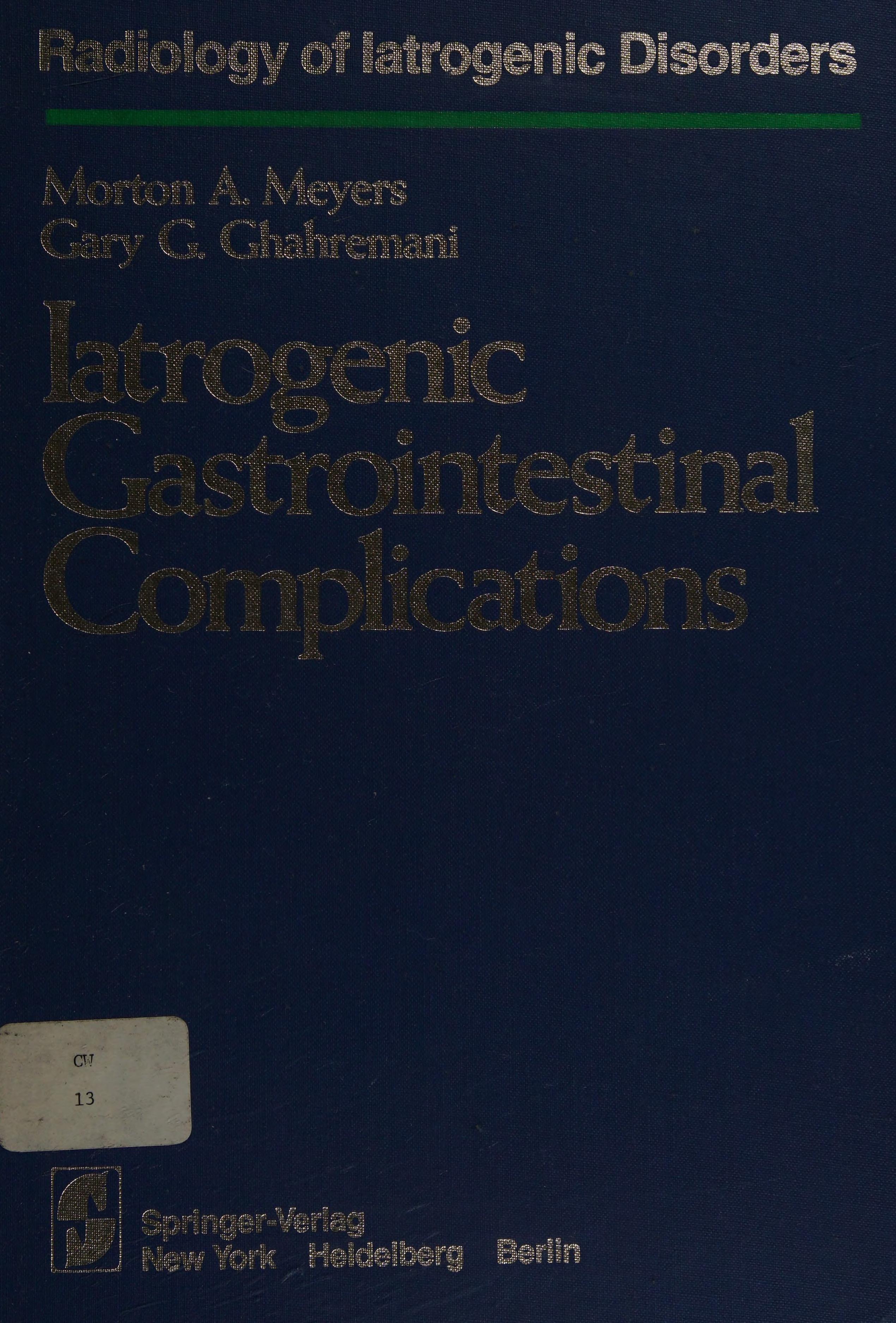 Iatrogenic Gastrointestinal Complications