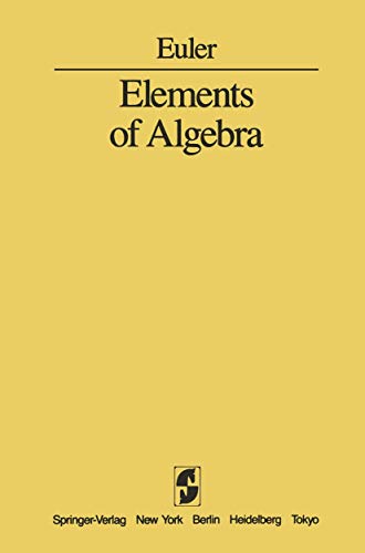 Elements Of Algebra
