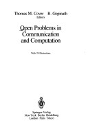 Open Problems In Communication And Computation
