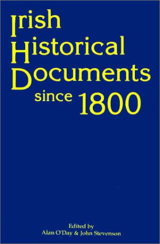 Irish Historical Documents Since 1800