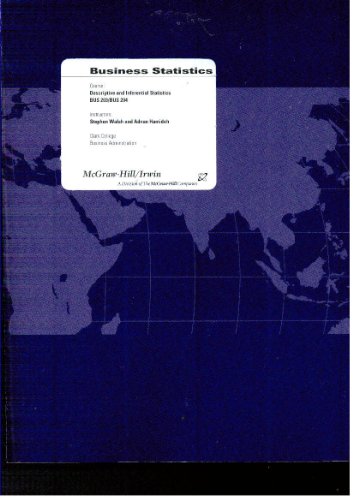 Descriptive and Inferential Statistics Bus 203/Bus 204