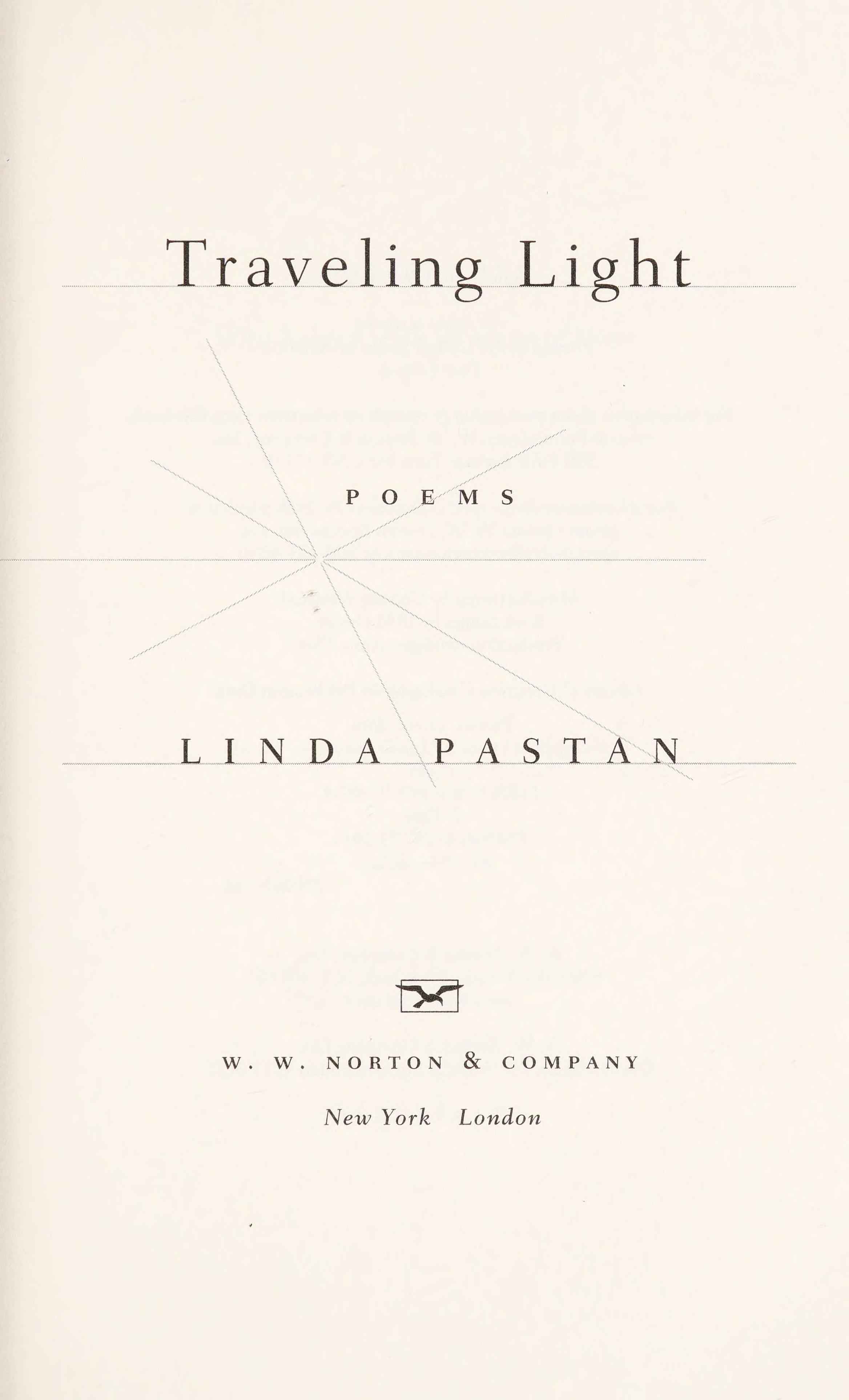 Traveling Light: Poems
