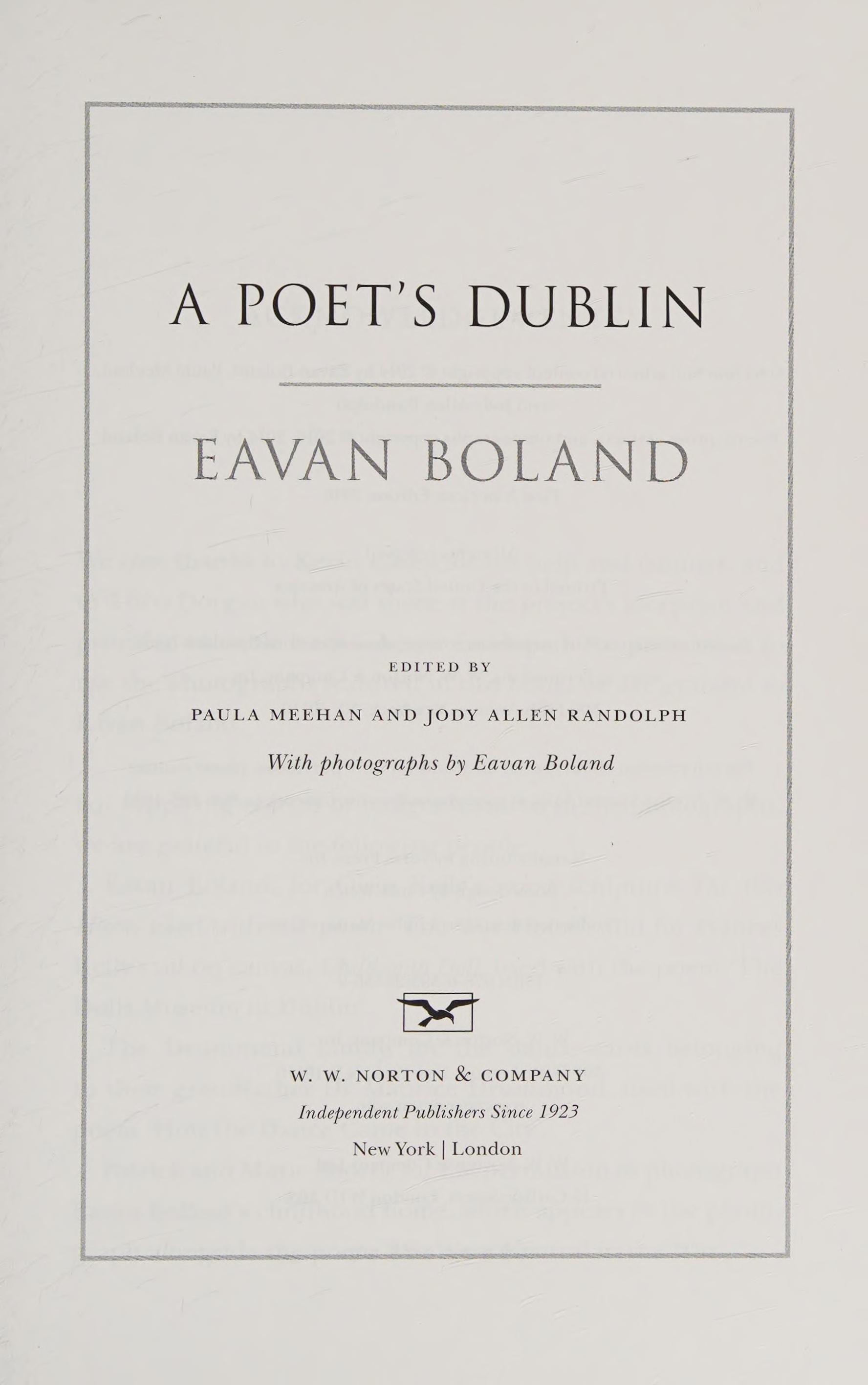 A Poet's Dublin