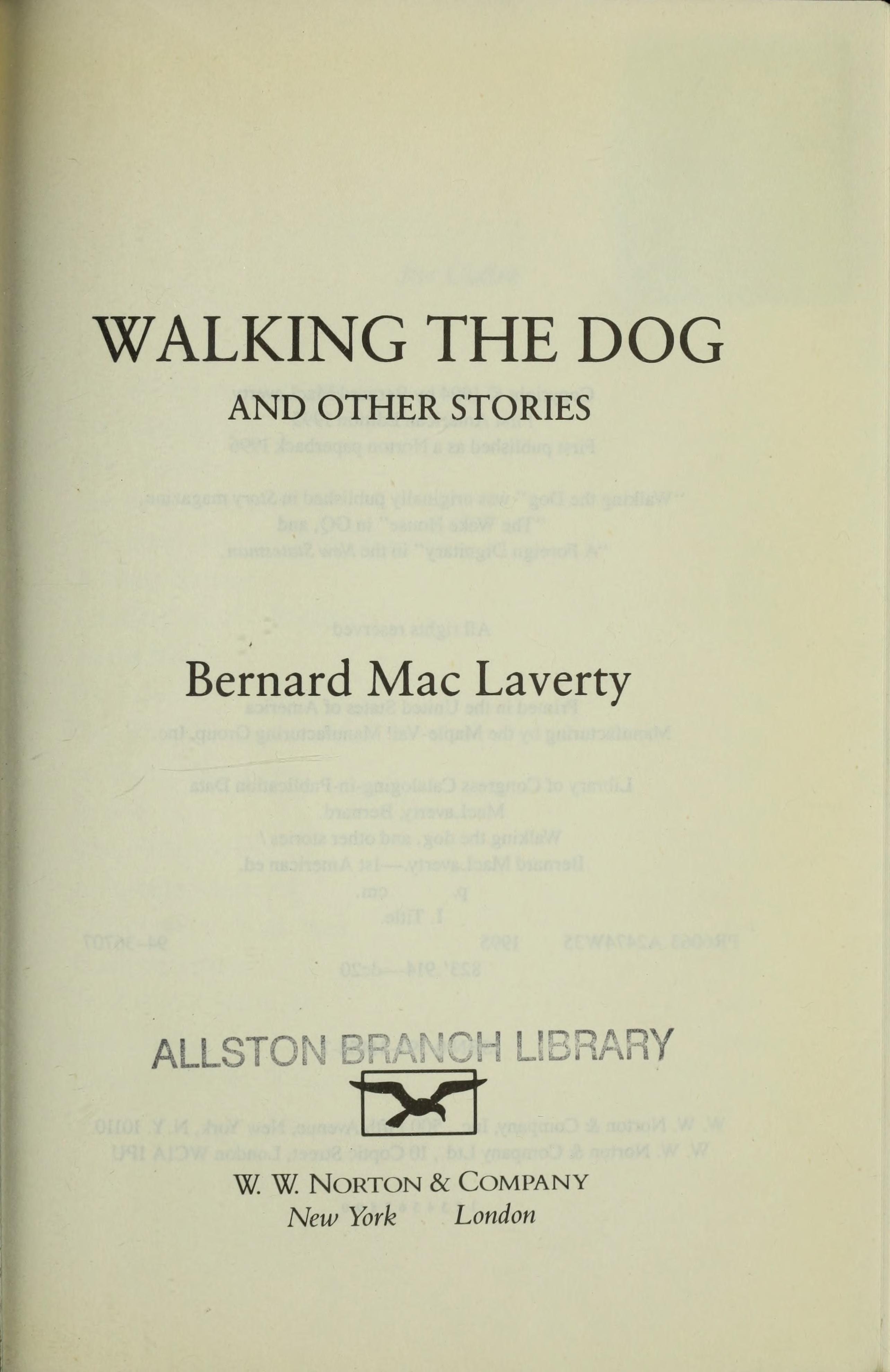 Walking the Dog