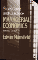 Managerial Economics - Edwin Mansfield
