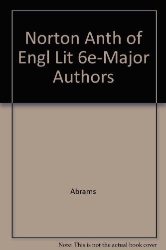 The Norton Anthology of English