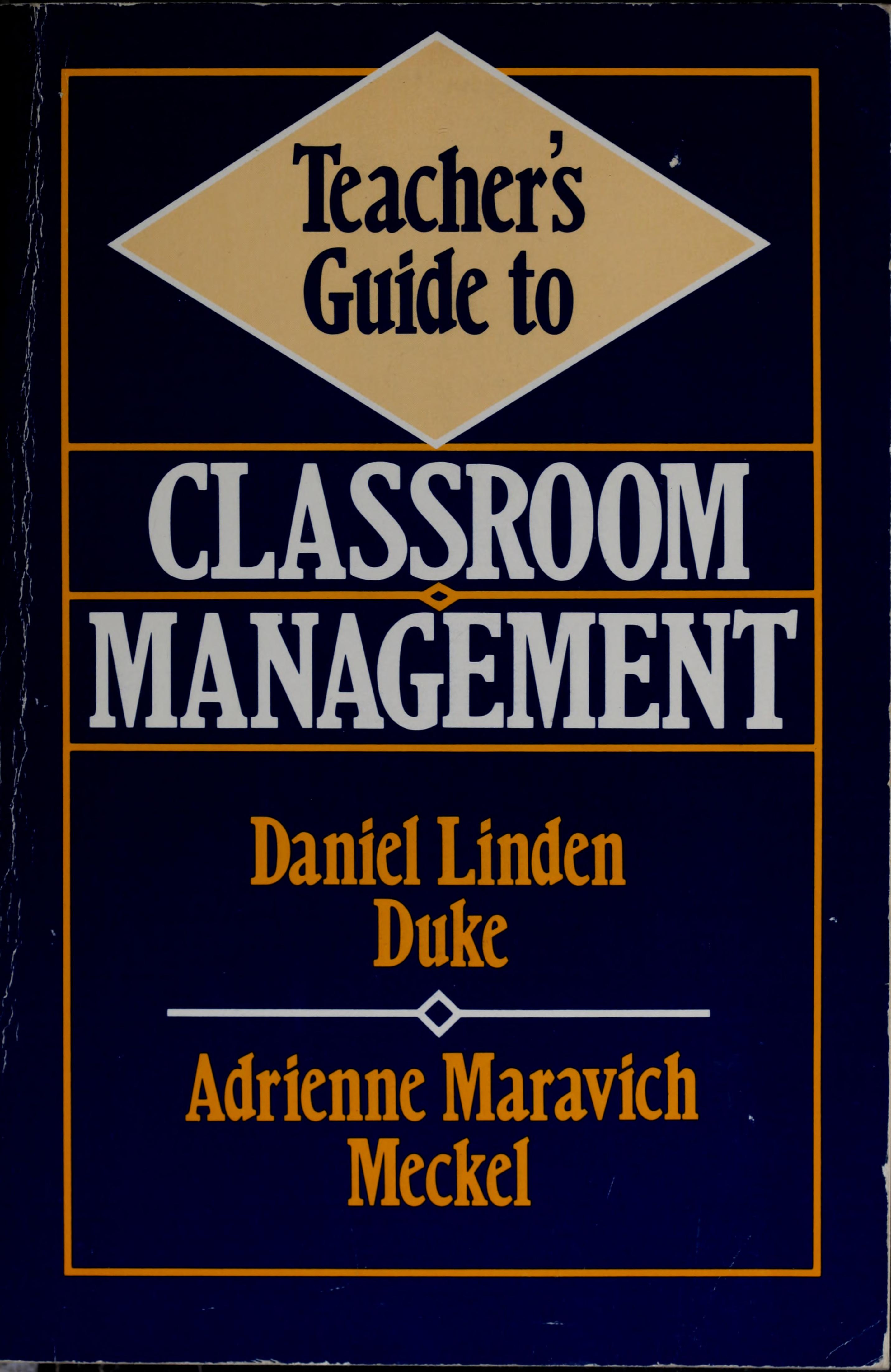 Teacher's Guide to Classroom Management