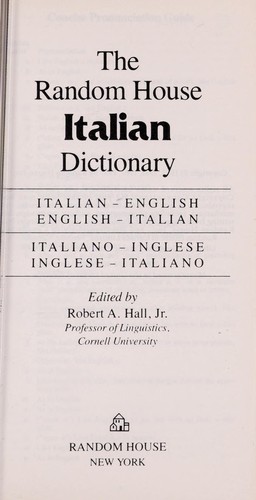 Italian Pocket Dictionary