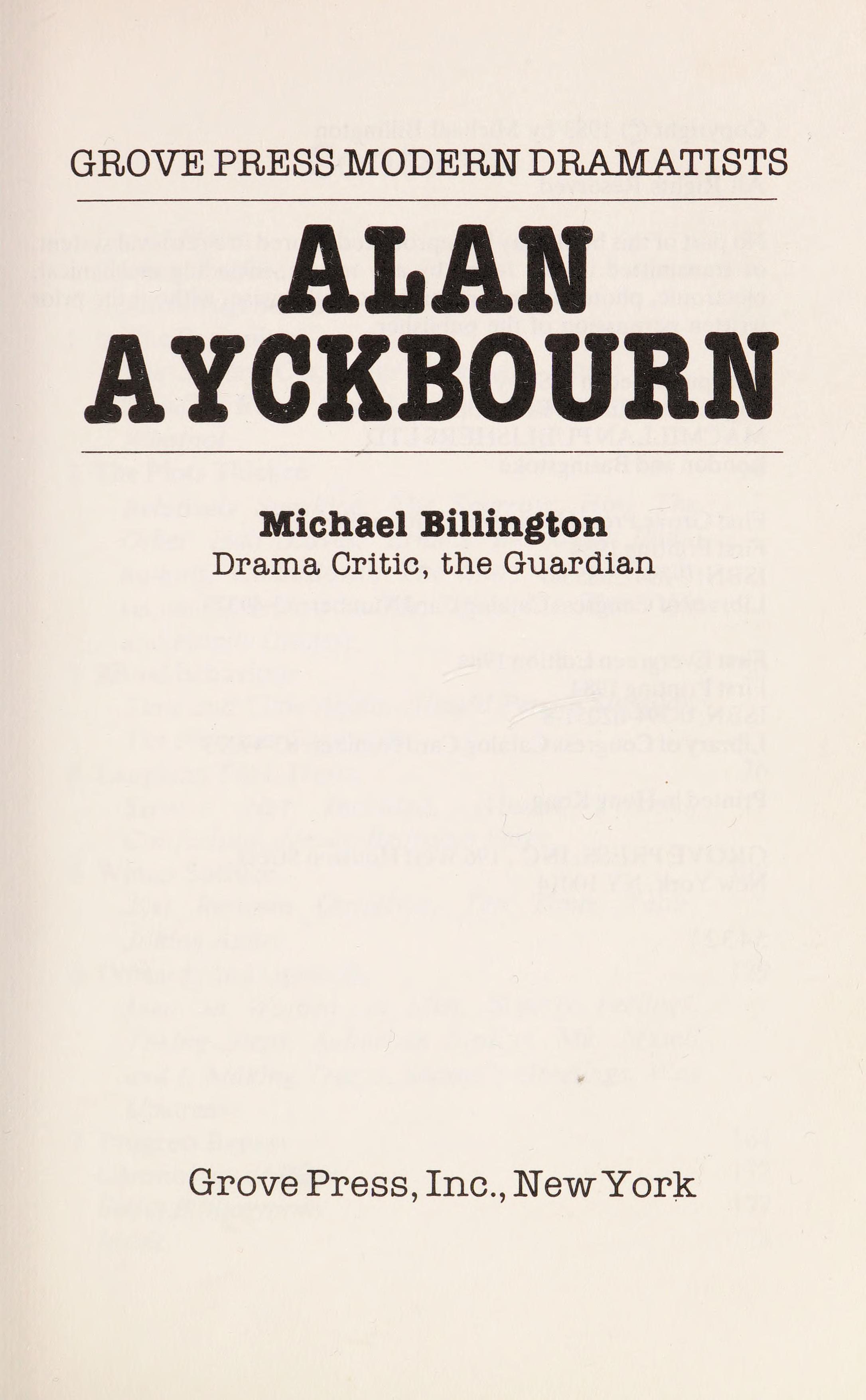 Alan Ayckbourn