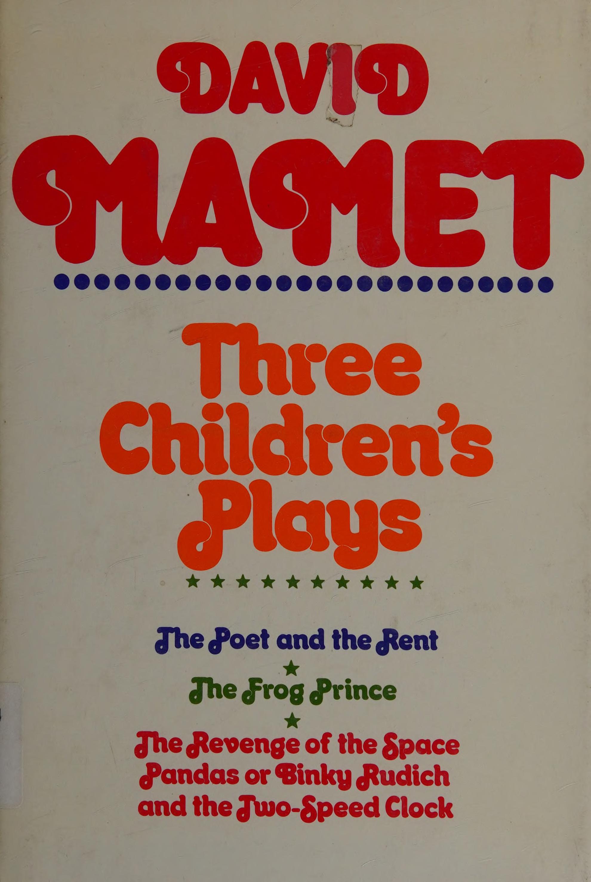 Three children's plays