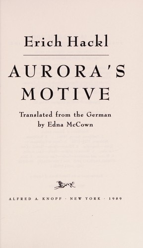Aurora's Motive