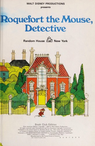 Walt Disney Productions Presents Roquefort the Mouse, Detective