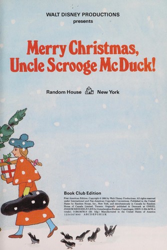 Walt Disney Productions Presents Merry Christmas, Uncle Scrooge McDuck!