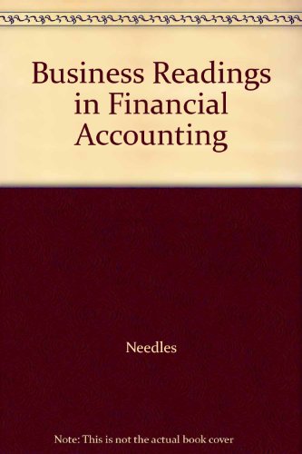 Business Readings in Financial Accounting