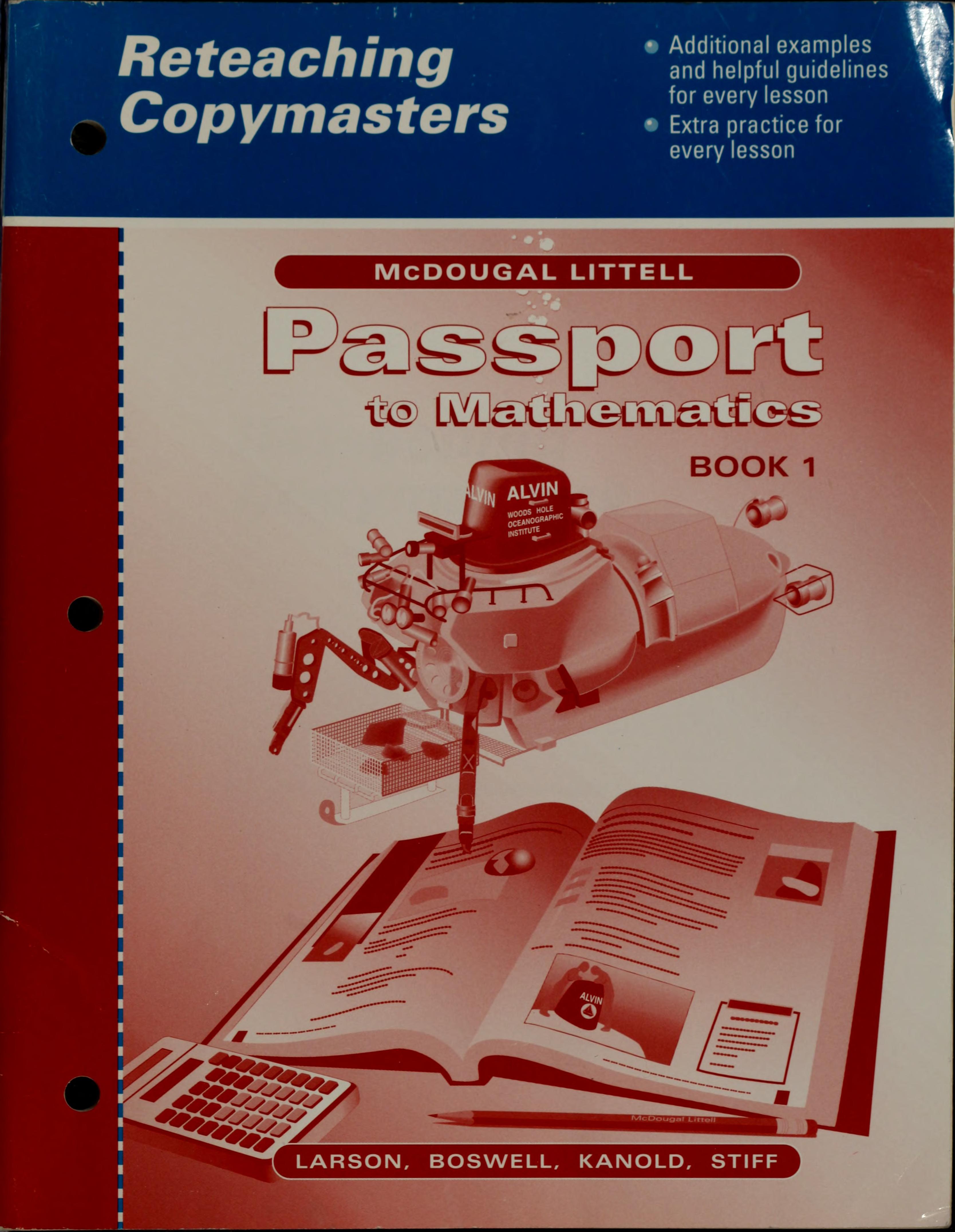 Passport to Mathematics - Reteaching Copymasters - Book 1