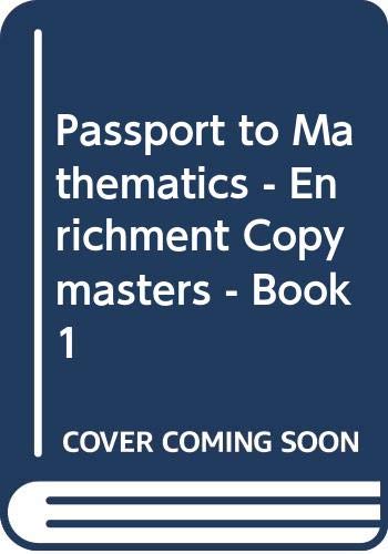 Passport to Mathematics - Enrichment Copymasters - Book 1