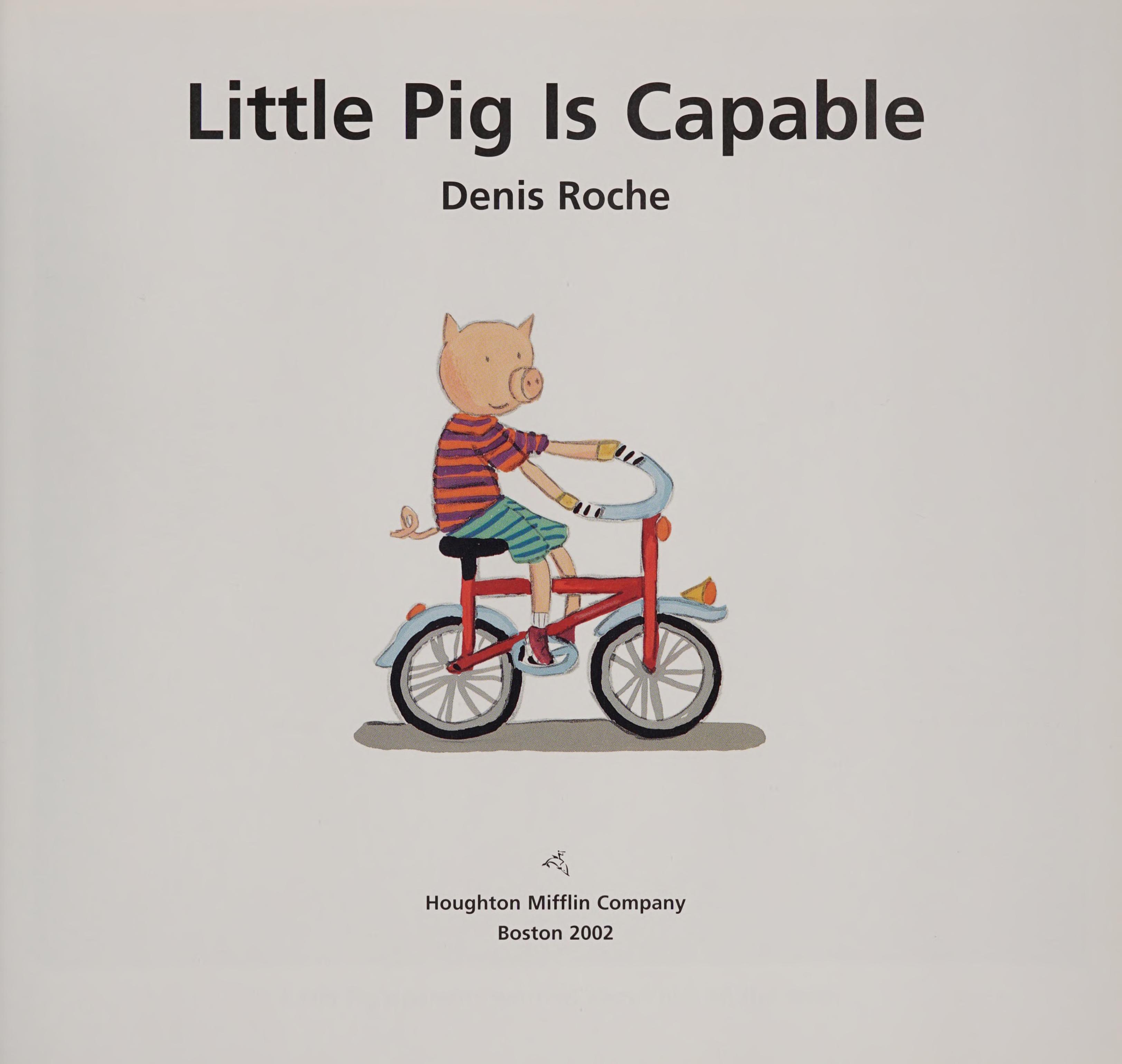 Little Pig Is Capable