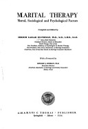 Marital Therapy; Moral, Sociological, and Psychological Factors