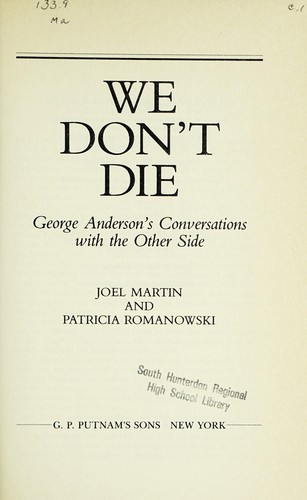 We don't die