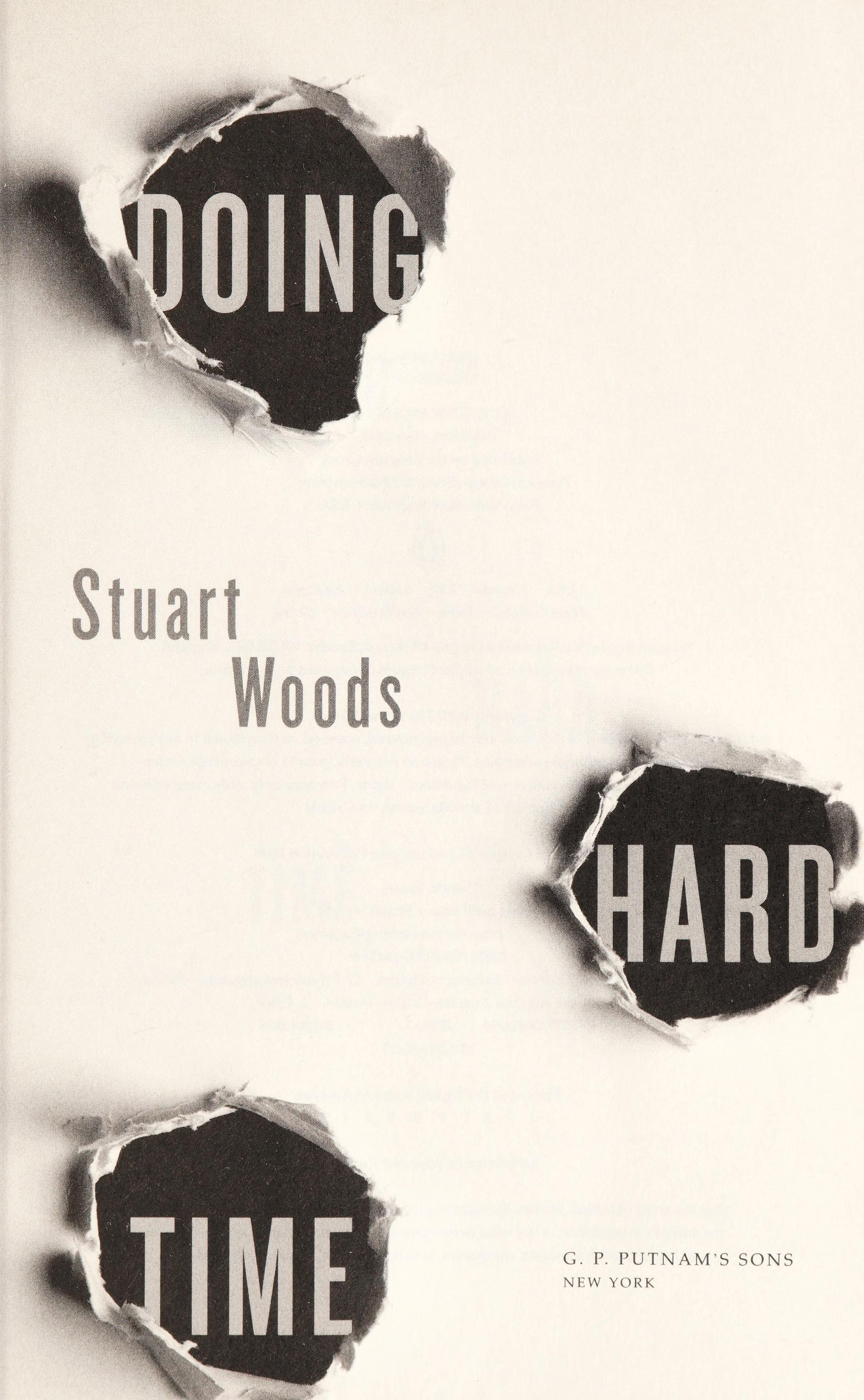 Doing Hard Time by Stuart Woods and Woods, Stuart, ISBN 9780399164149