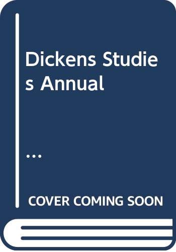 Dickens Studies Annual Essays On Victorian Fiction