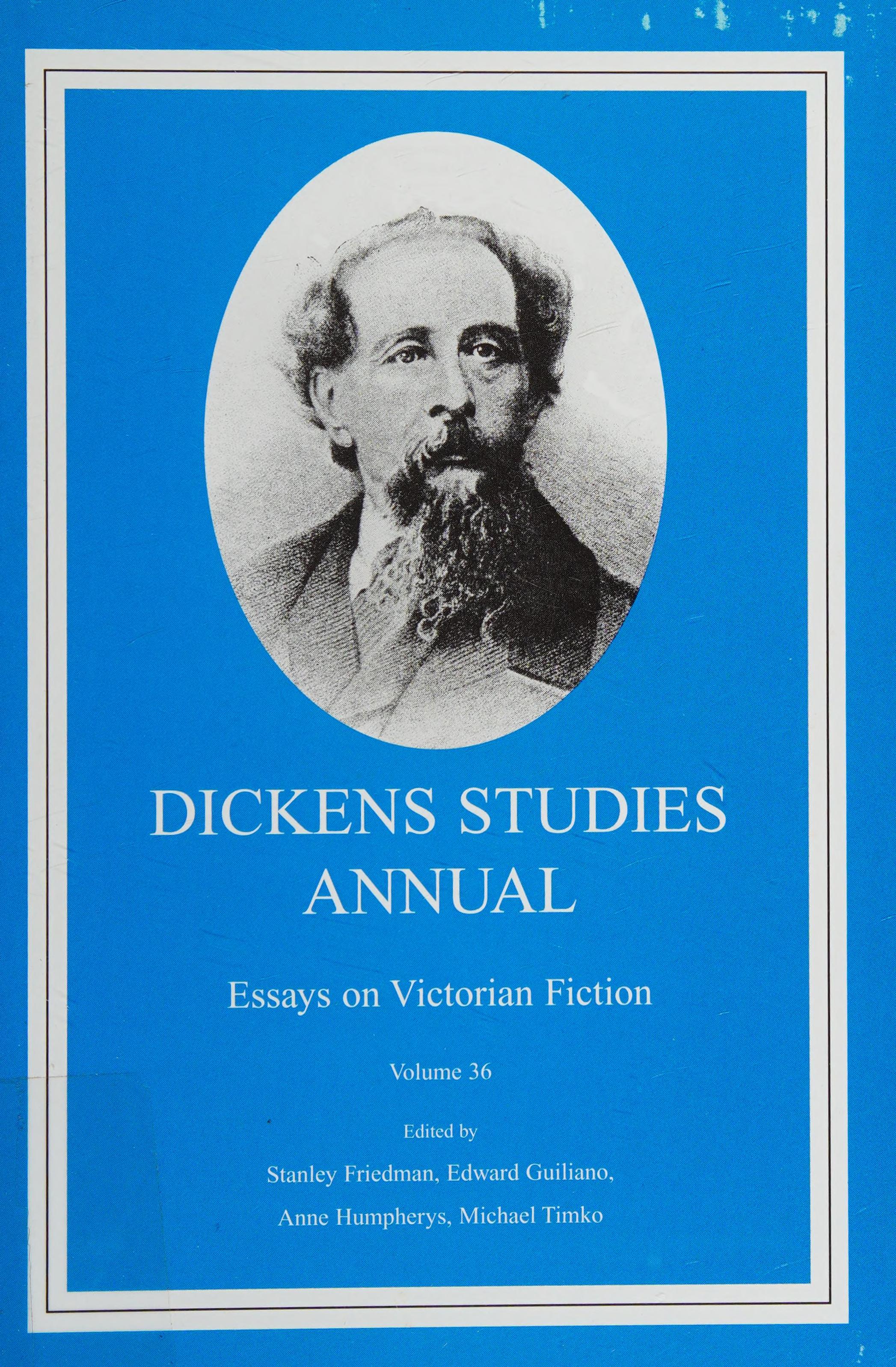 Dickens Studies Annual: Essays On Victorian Fiction