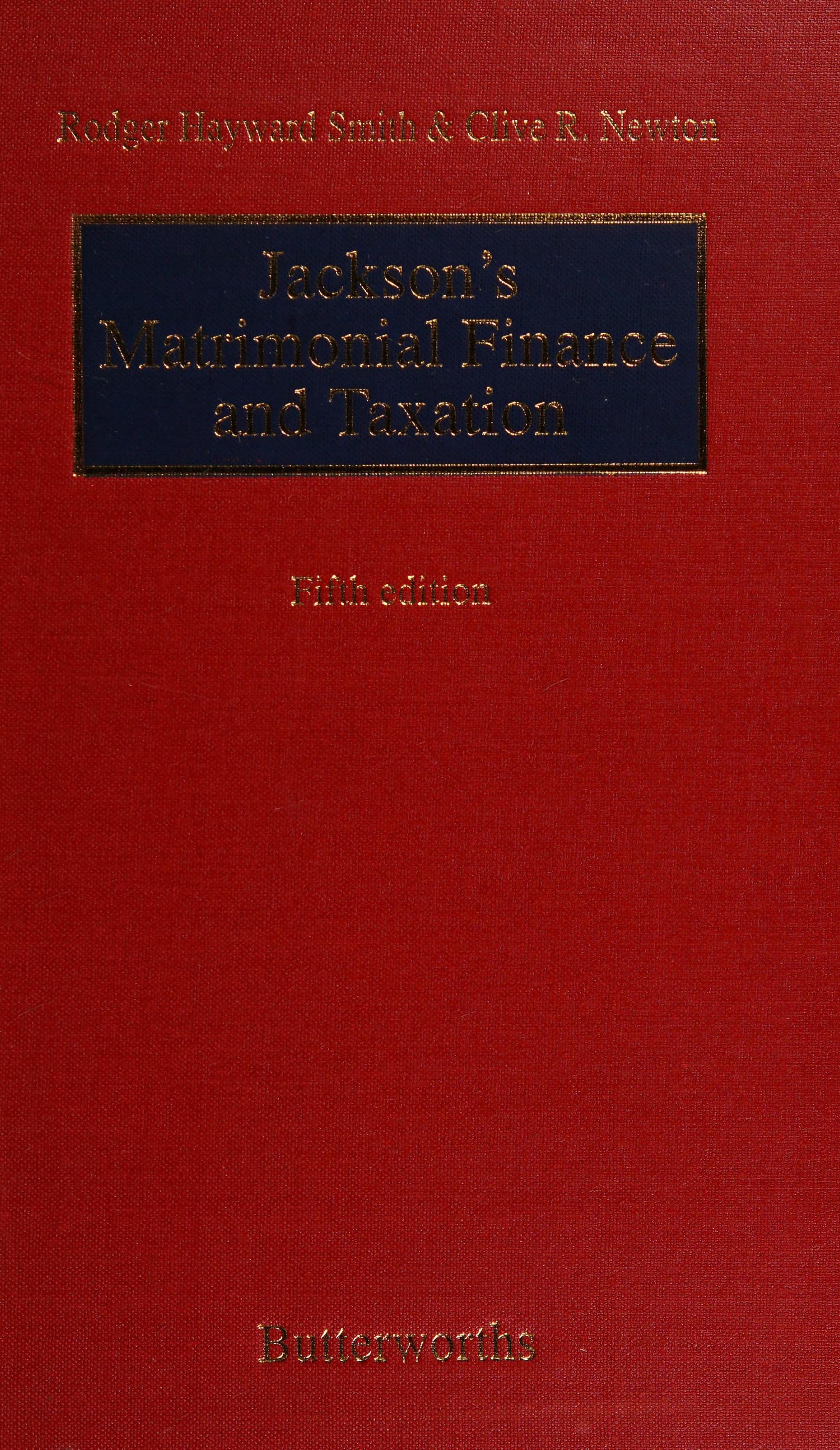 Matrimonial Finance Taxation