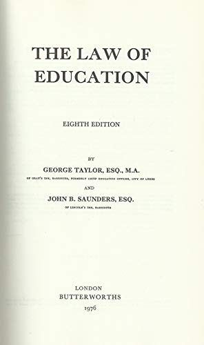 Law of Education