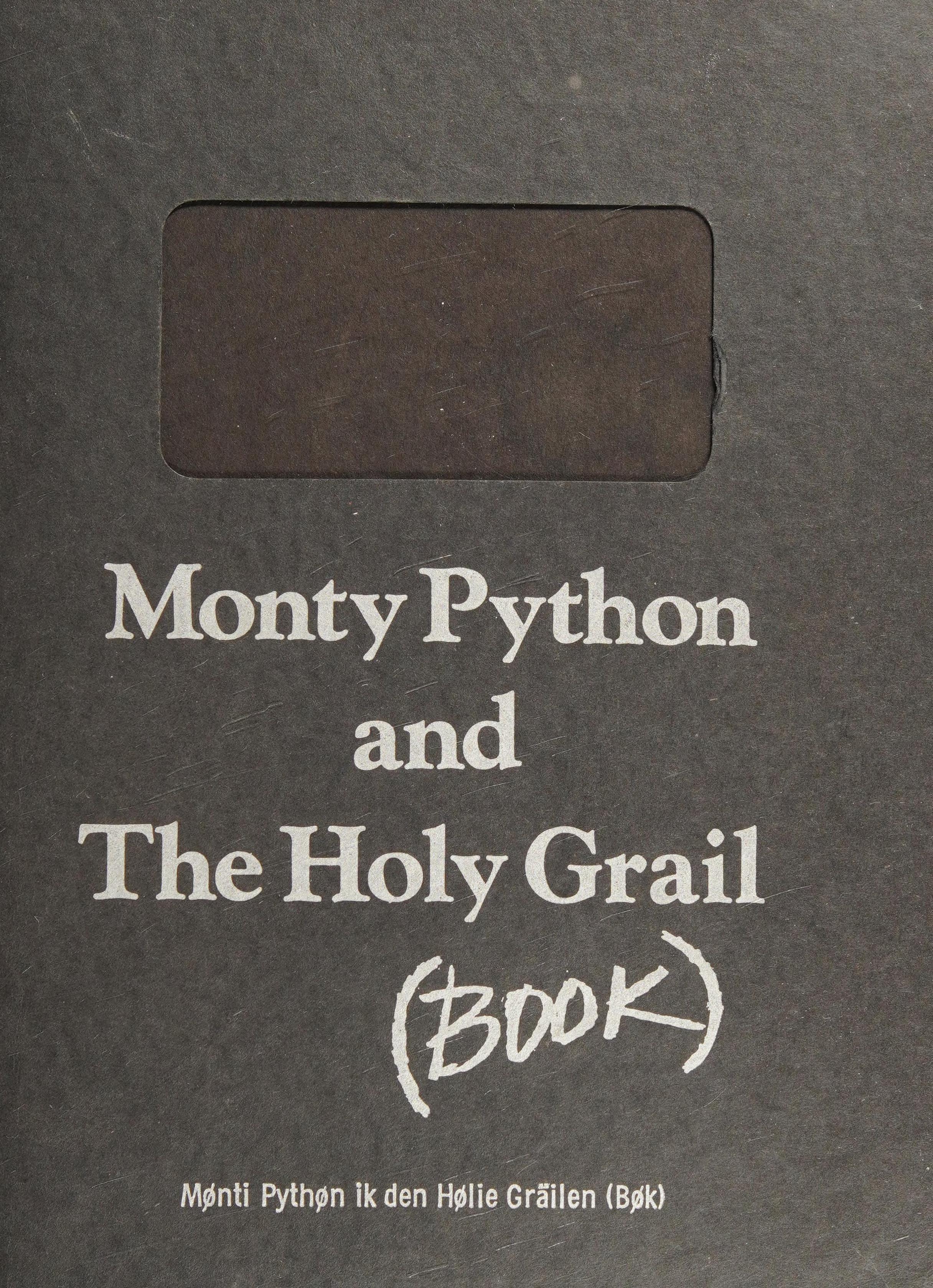 Monty Python and the Holy Grail (Book)
