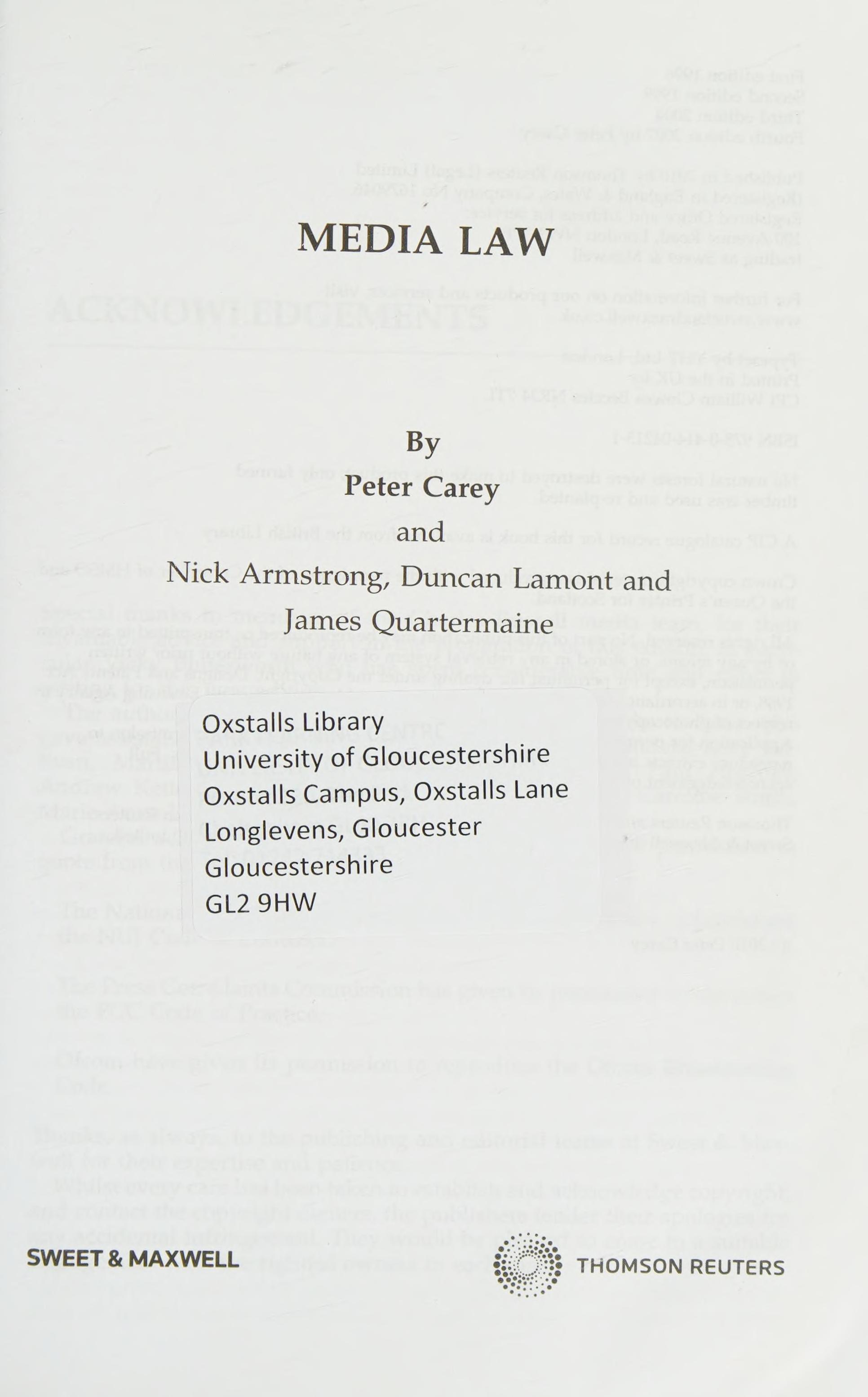 Media Law