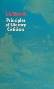 Principles of Literary Criticism