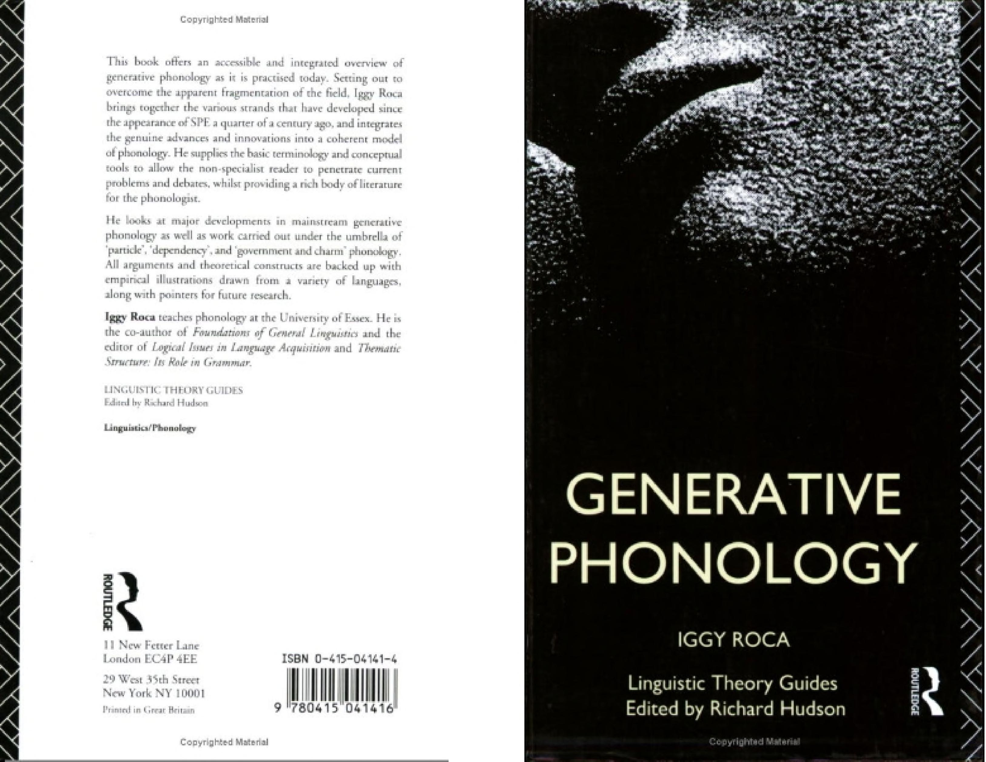Generative Phonology