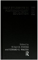 Deaf Students In Post-Secondary Education