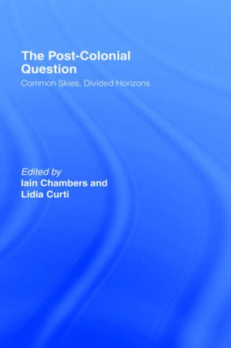 The Postcolonial Question