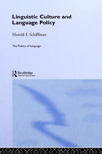 Linguistic Culture And Language Policy