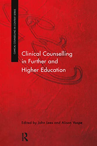 Clinical Counselling In Further And Higher Education