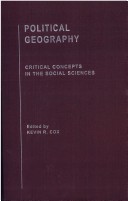 Political Geography Crit Conc Vol1