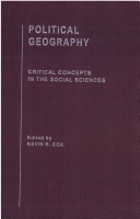 Political Geography Crit Conc Vol3