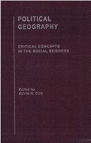 Political Geography Crit Conc Vol4