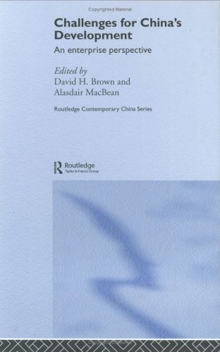 Challenges for China's Development