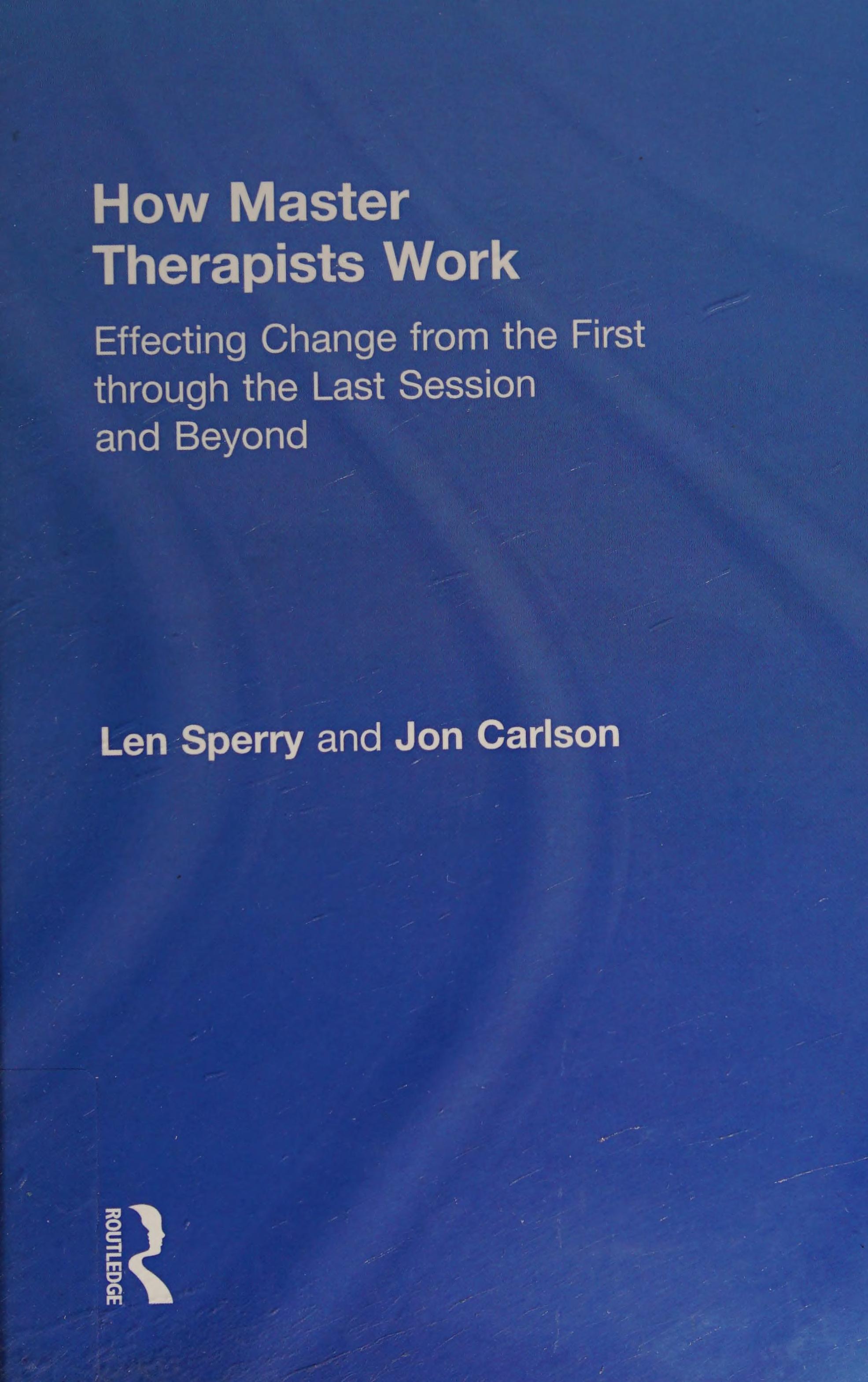 How Master Therapists Work